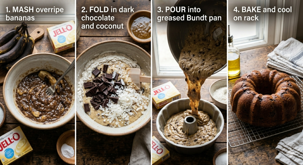 how to make chrissy teigen banana bread step by step