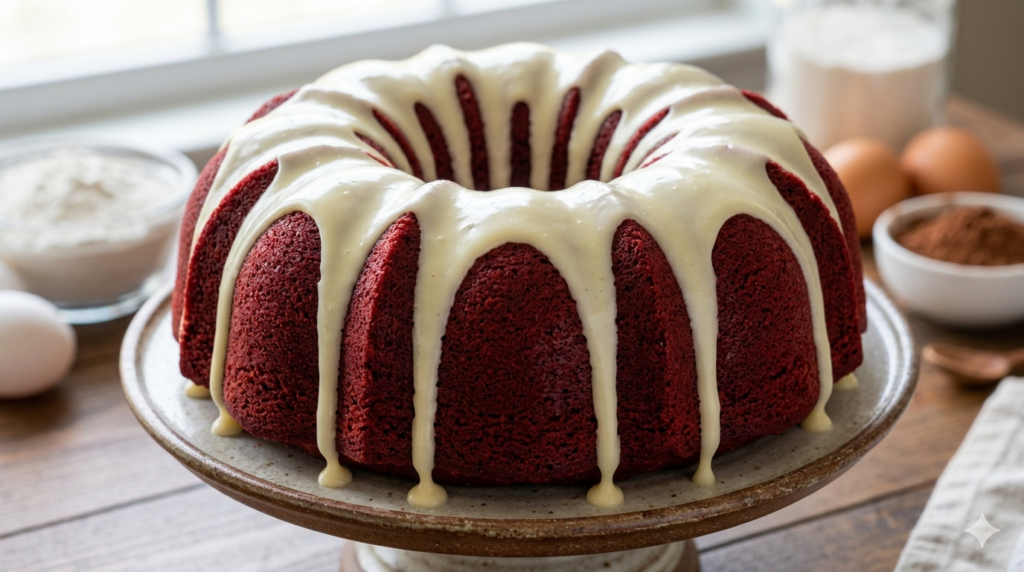 Best Moist Red Velvet Bundt Cake Recipe