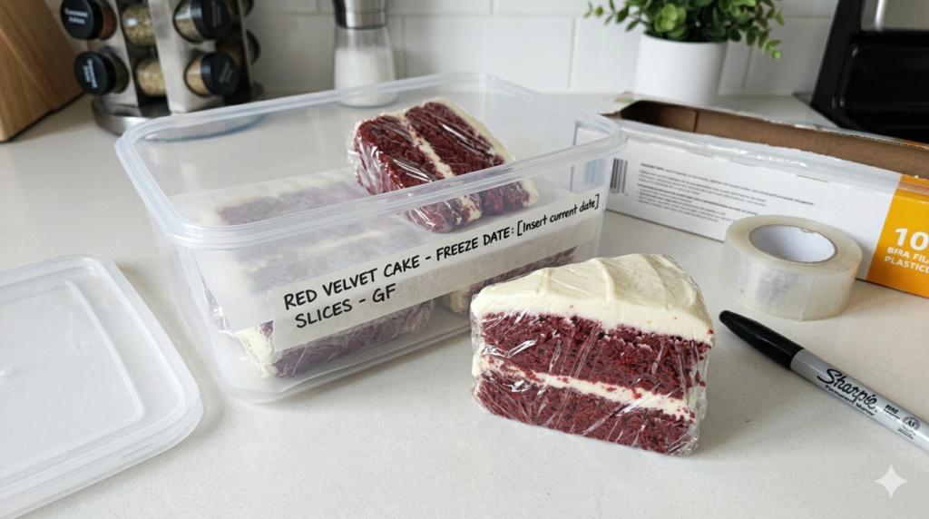 How to Store, Freeze & Make Ahead of red velvet cake