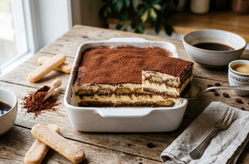 Best Classic Tiramisu Recipe (Easy & Authentic Italian Style)