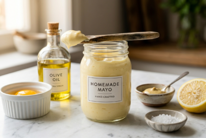 Thumbnail for Homemade Mayonnaise Recipe — Creamy, Easy & Better Than Store-Bought