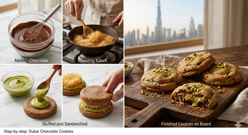 step by step dubai chocolate recipe easy homemade guide
