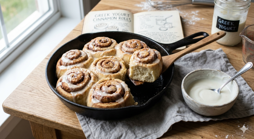Healthy Cinnamon Rolls Greek Yogurt