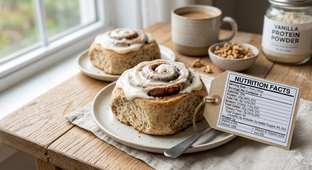 Healthy Cinnamon Rolls High Protein