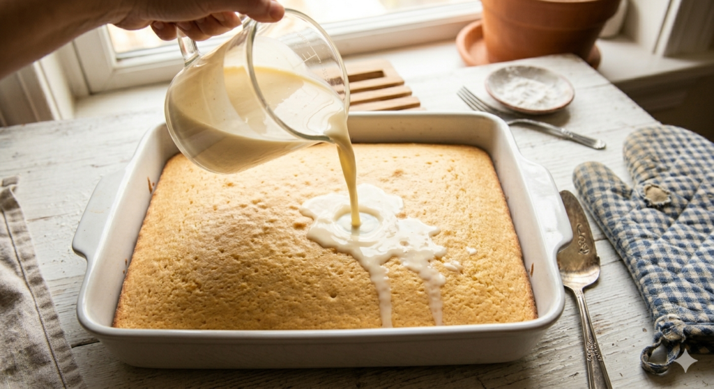 Mix and Pour the Three Milks