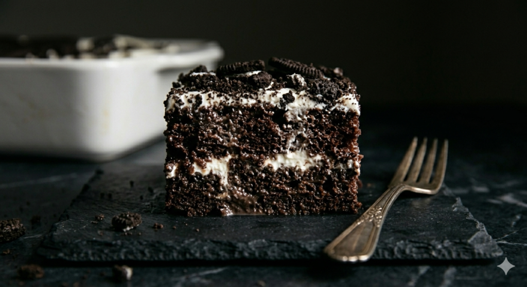Chocolate Oreo Tres Leches Cake