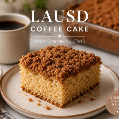 LAUSD coffee cake recipe