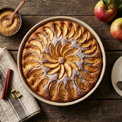 Swedish apple cake