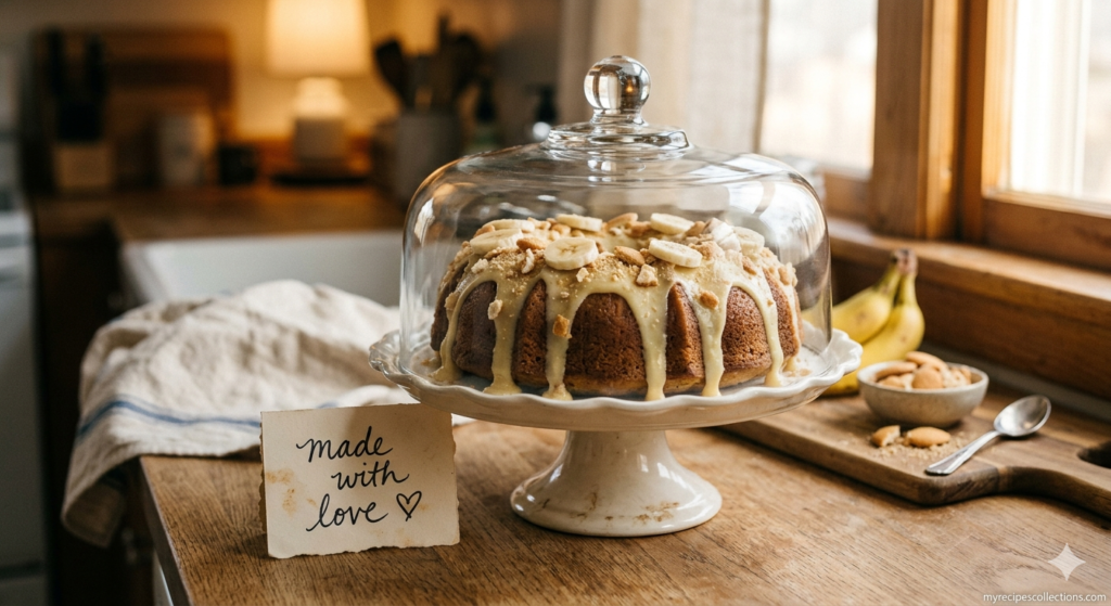 banana pudding bundt cake