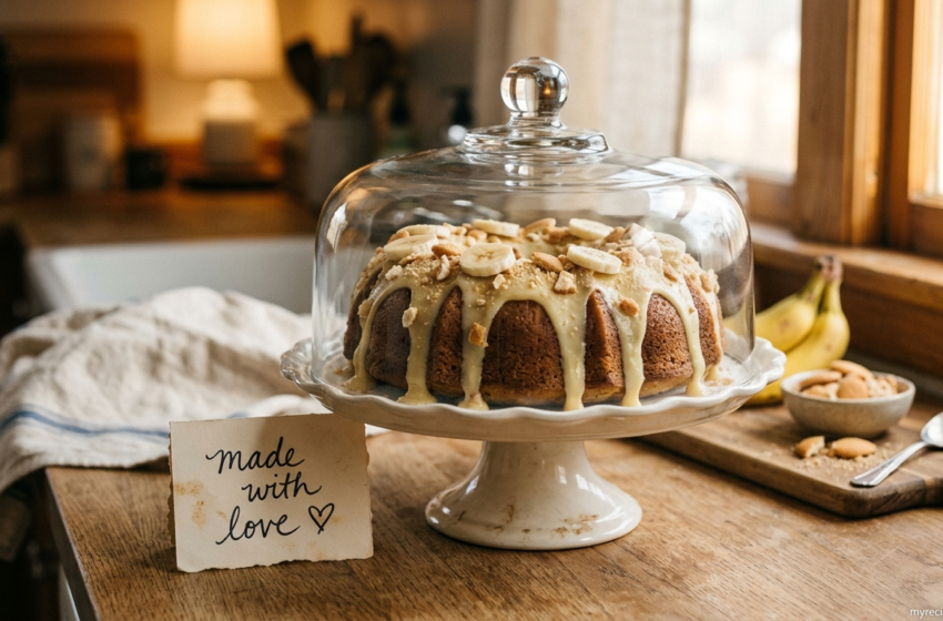 banana pudding bundt cake