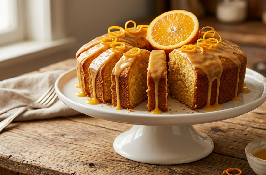 Moist Orange Pound Cake Recipe